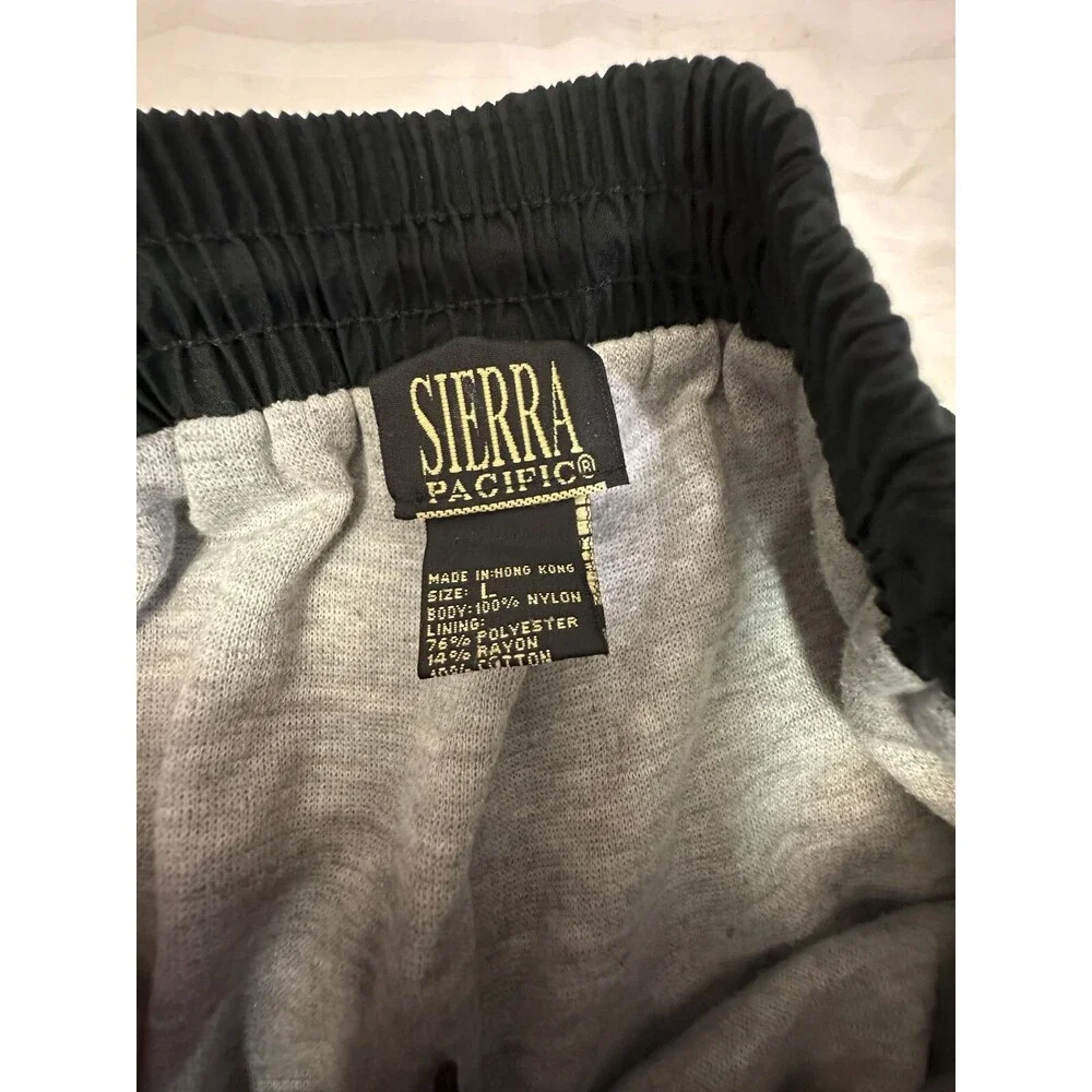 SIERRA PACIFIC MENS ATHLETIC NYLON LINED PANTS SIZE L